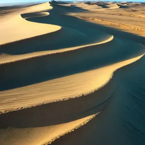 Serenity at Sunset: Majestic Dune Landscape