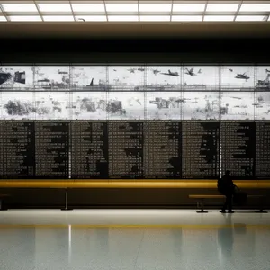 Modern Office Building with Digital Locker System