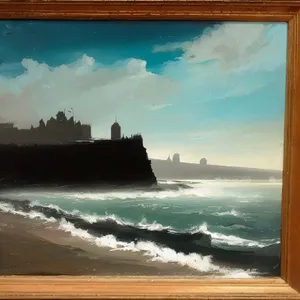 Serene Coastal Escape: Beach, Ocean, and Sun