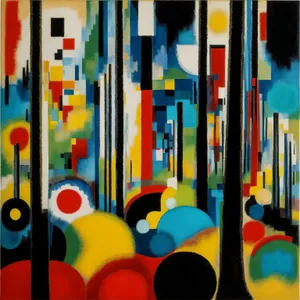 Vibrant School Art Brushes: Pencil, Paintbrush, Color Tool