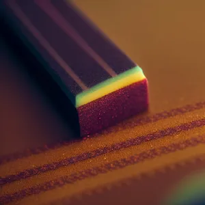 Colorful Rainbow Pencil with Yellow Eraser