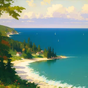 Serene Coastal Summer Bliss