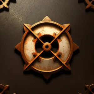 Golden Shield Timepiece - Symbol of Protection and Time