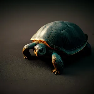 Hard-shelled Box Turtle: A Slow-moving Reptile with Cute Features