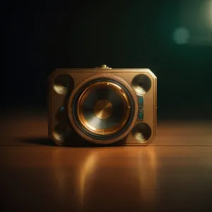 Modern Digital Camera with Loudspeaker Mechanism