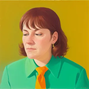 Smiling Businesswoman in Professional Business Attire