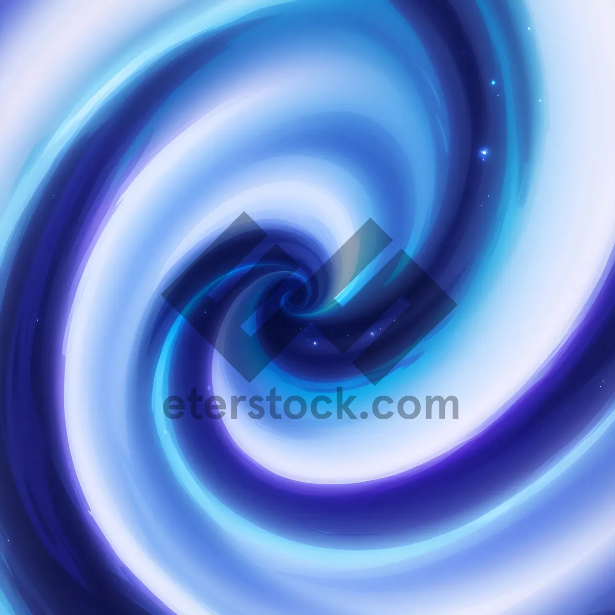 Picture of Colorful Wave of Swirling Energy in Modern Artistic Style