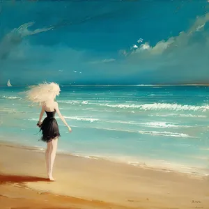 Sizzling Summer Fun on a Tropical Beach