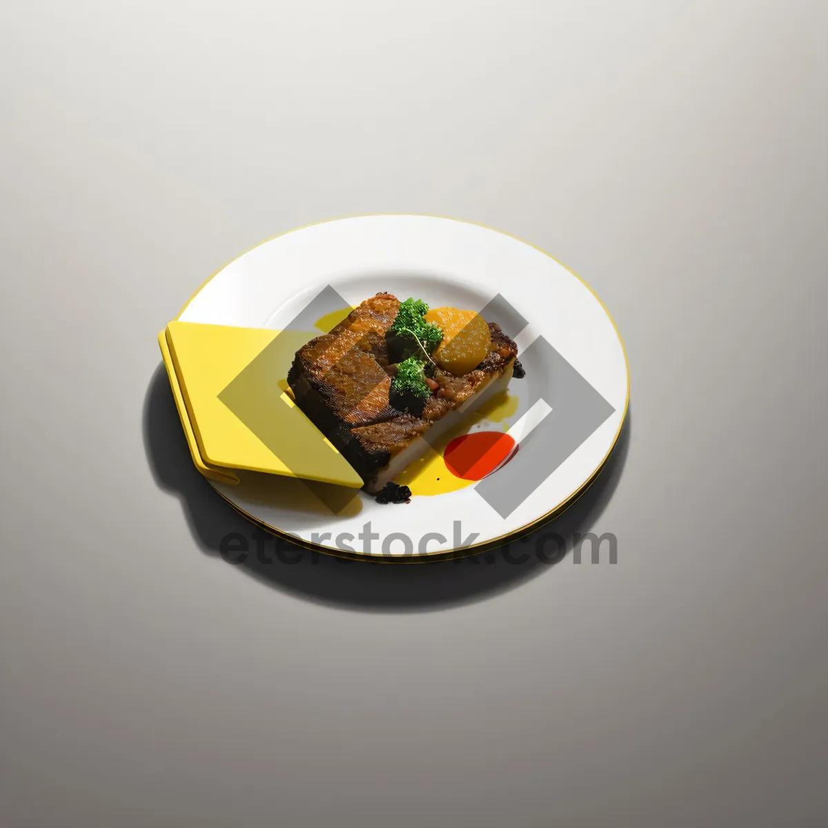Picture of Healthy Salmon Dinner with Fresh Vegetables and Sauce