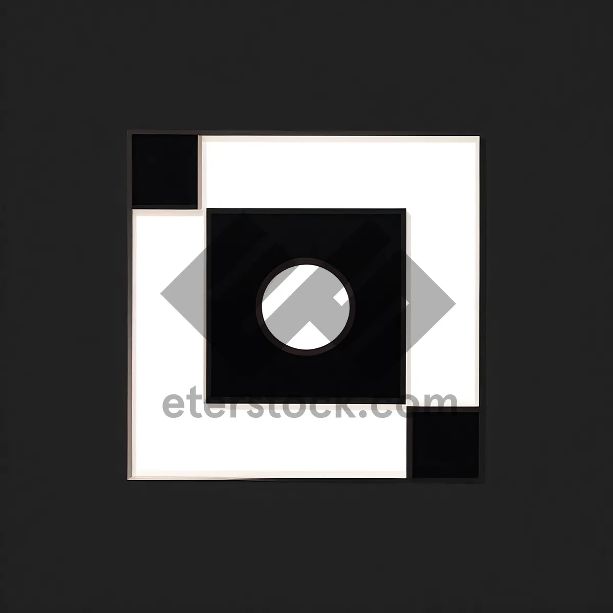 Picture of Modern Magnetic Diskette Icon: 3D Memory Device