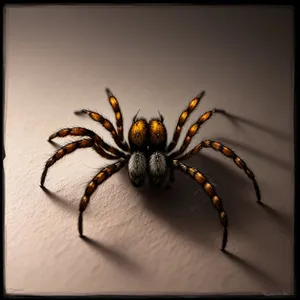 Spiderweb Symmetry: A Close-up of a Hairy Black and Gold Garden Spider