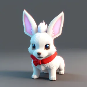 Funny Bunny: A Cute Cartoon Animal Toy!