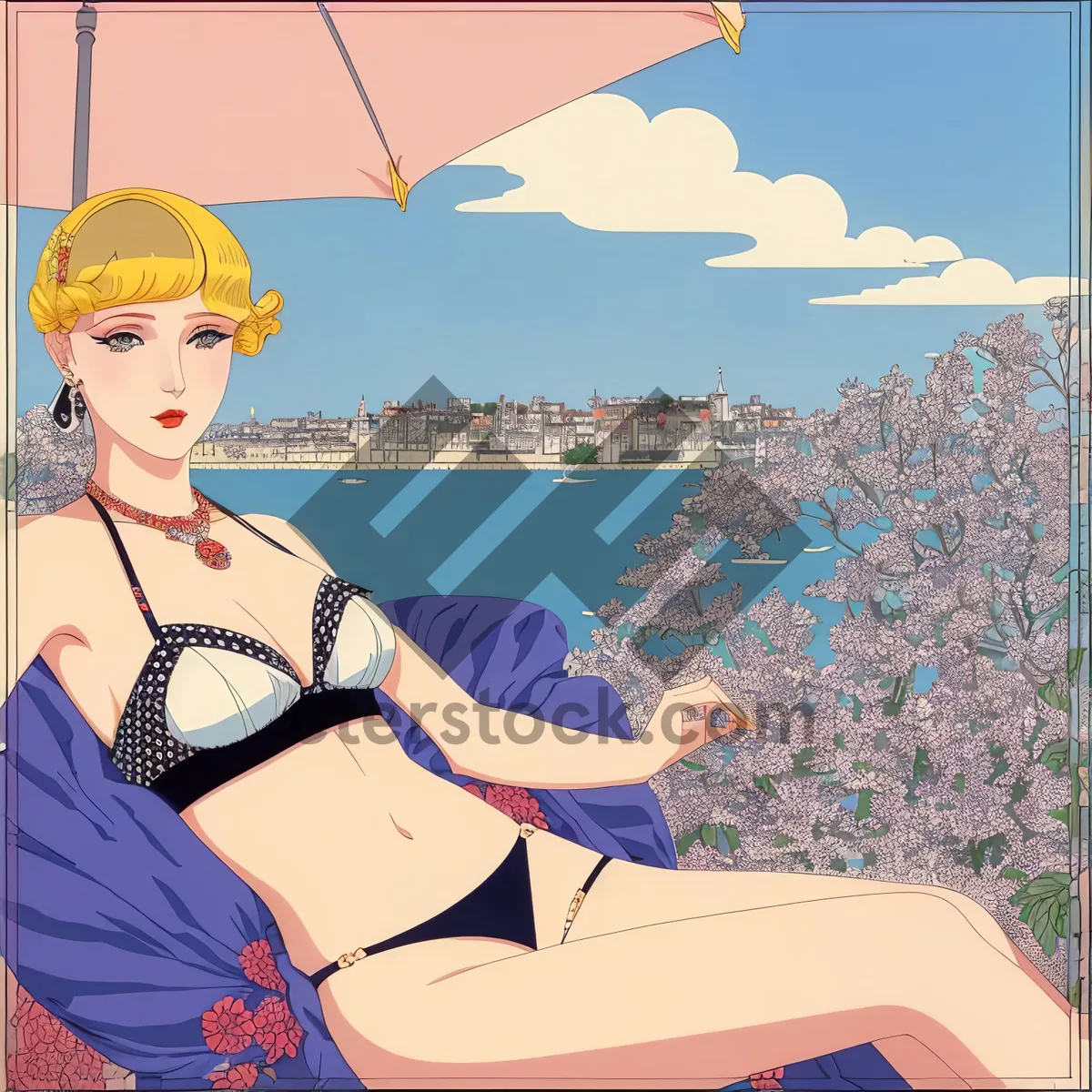 Picture of Sizzling Summer Beach Bikini Bliss