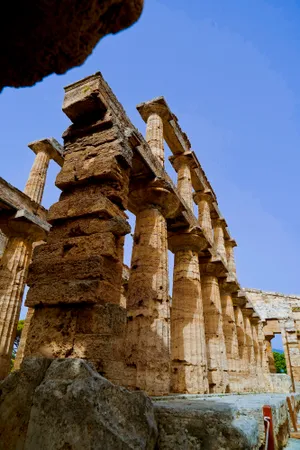 Ancient Stone Fortress in Historic City Skyline