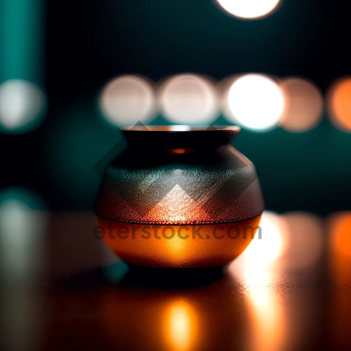 Picture of Vibrant Cup Design with Glowing Lighting