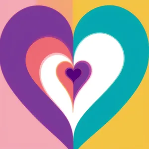 Valentine's Love Symbol: Romance in Graphic Art