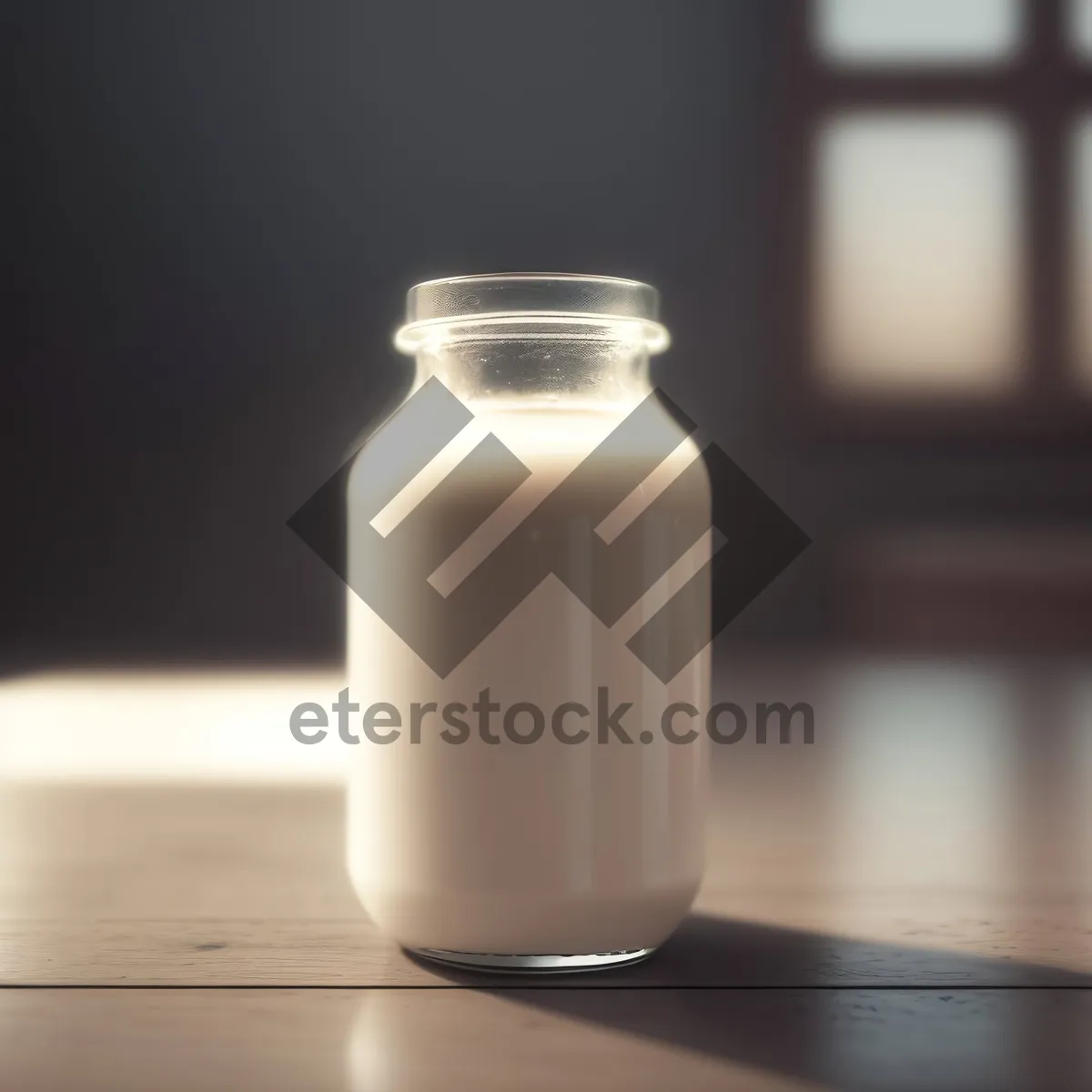 Picture of Fresh Milk Bottle for Healthy Beverage and Care