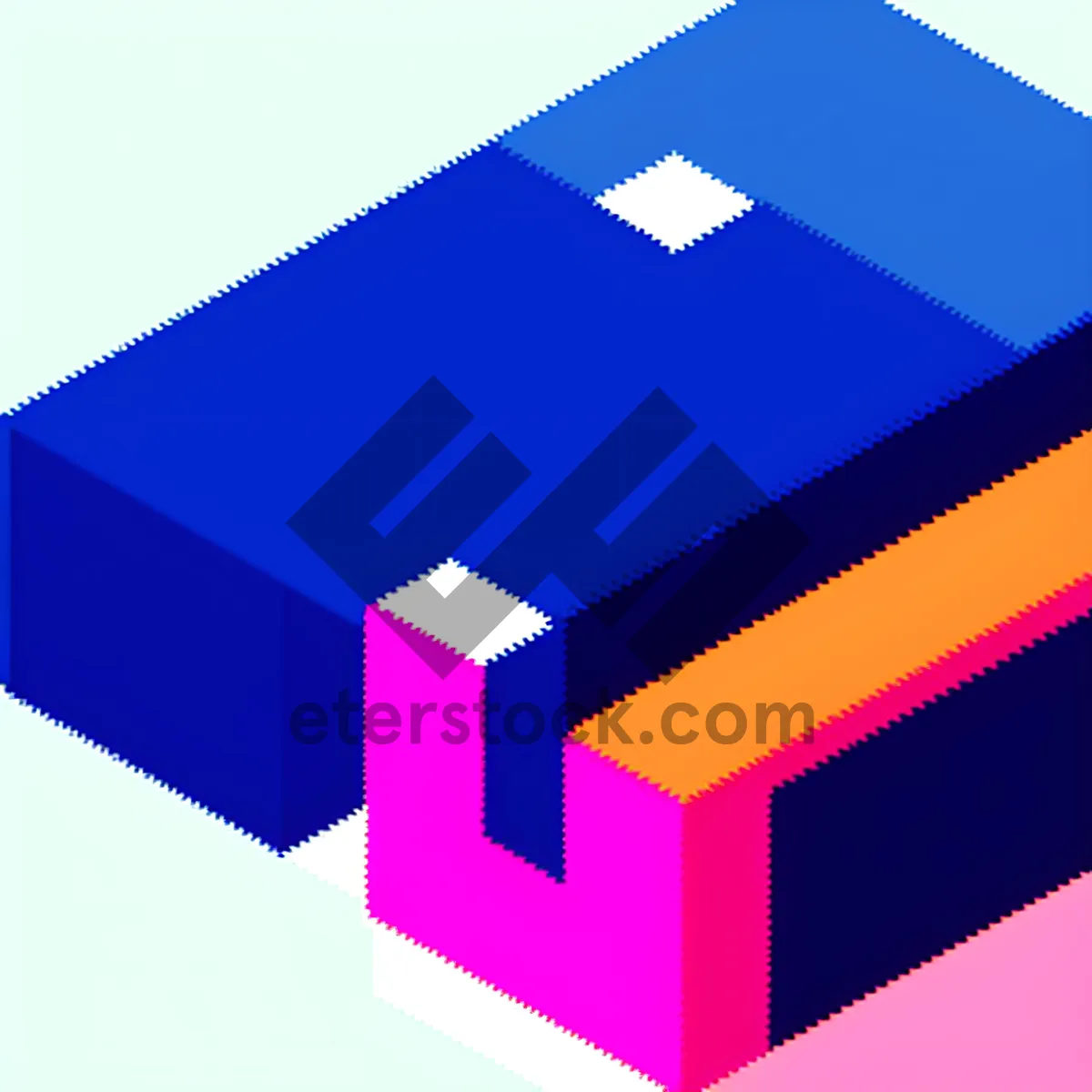 Picture of 3D Business Envelope Cube Container Box Design