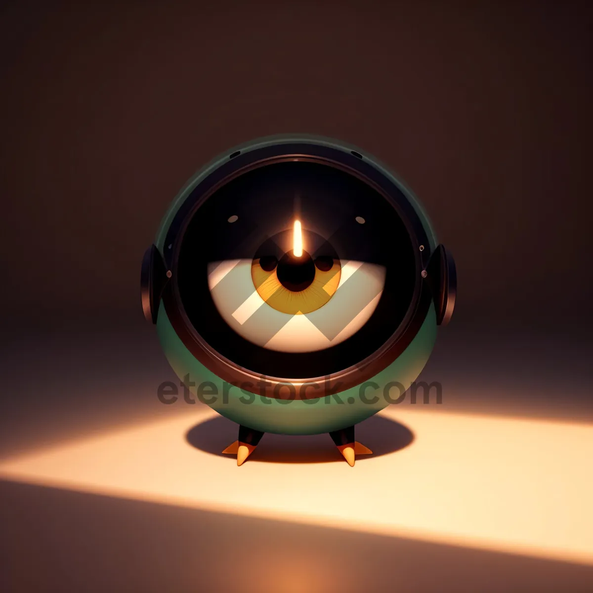 Picture of Black 3D Automaton Light Piggy Bank