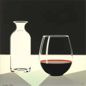 Celebratory Wineglass at Restaurant Party