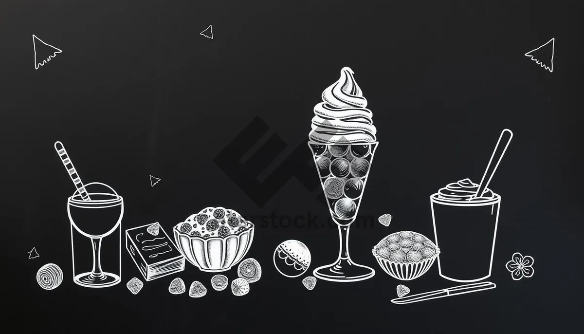 Picture of Black Glass Gem Shiny Stone