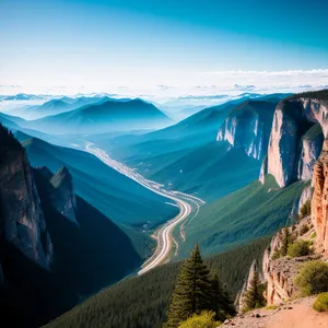 Serene Sunset over Majestic Mountain Lake