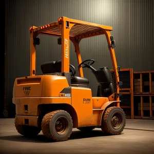 Heavy-duty Forklift Truck: Efficient Industrial Cargo Loader