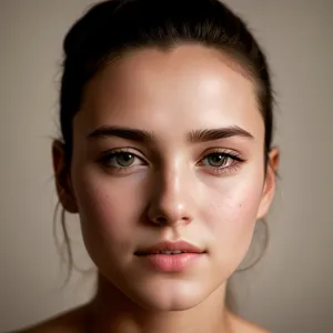 Stunning Beauty: Attractive Model with Elegant Makeup