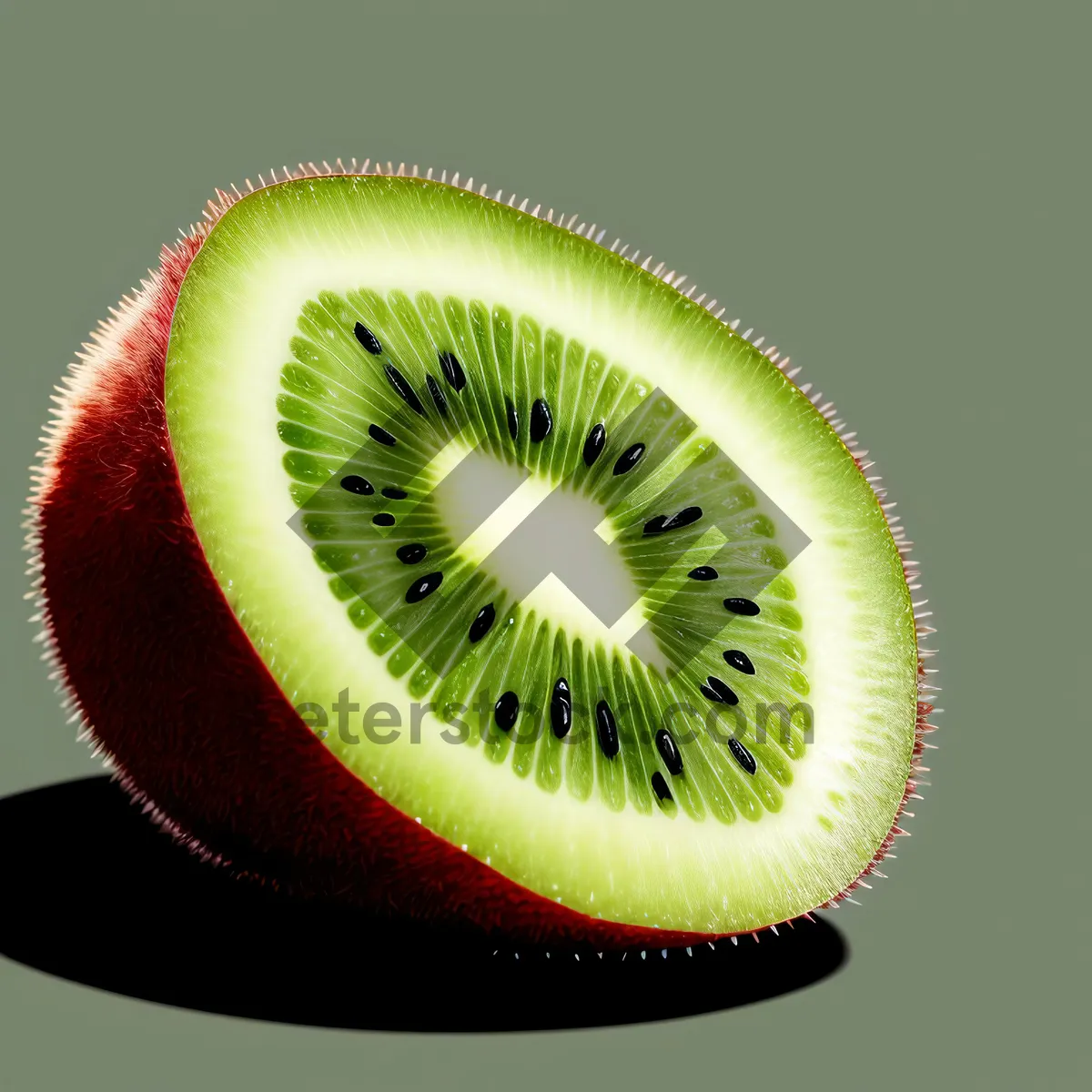 Picture of Juicy Kiwi Fruit Slice: Fresh and Healthy Tropical Snack