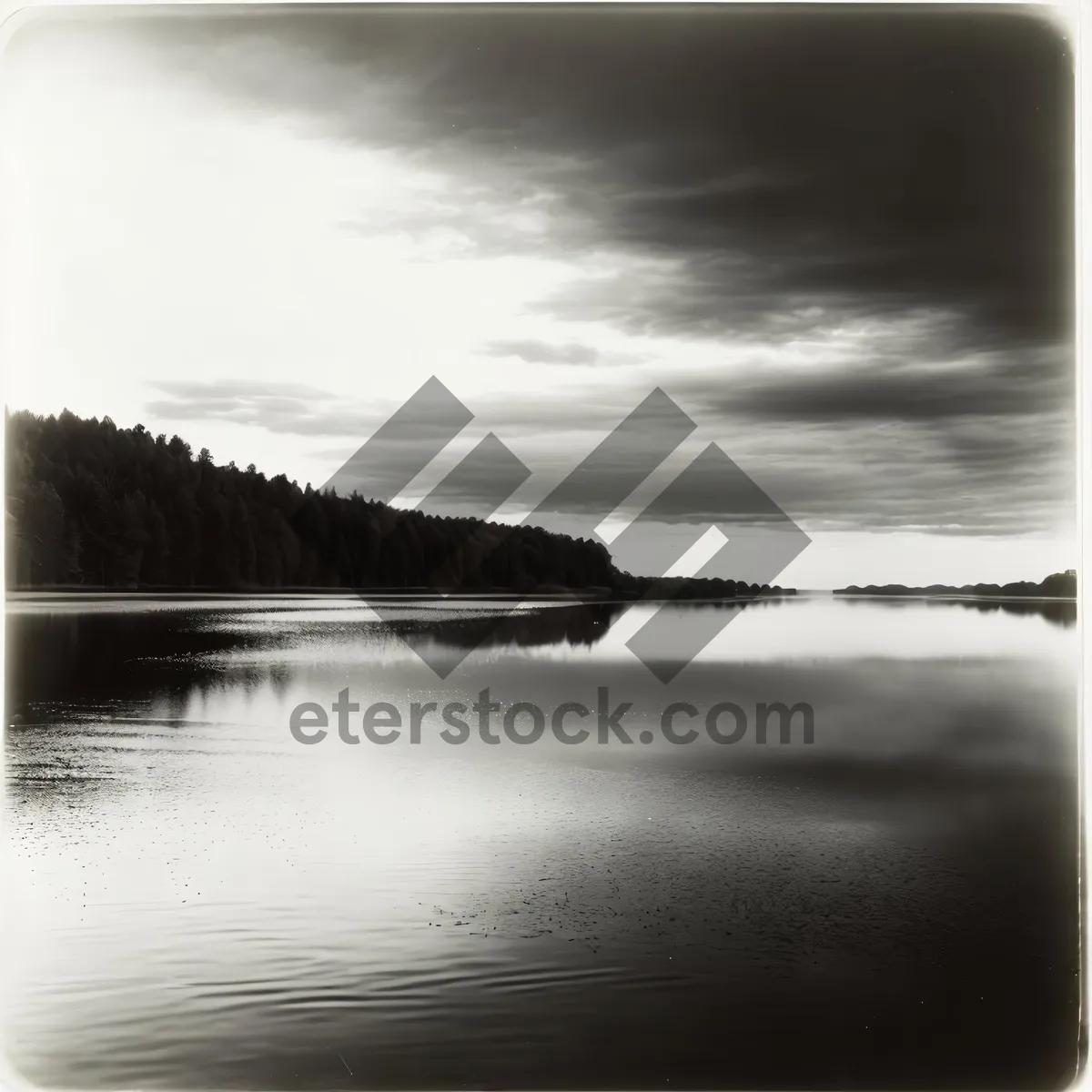 Picture of Sunset Reflection on Scenic Coastal Beach