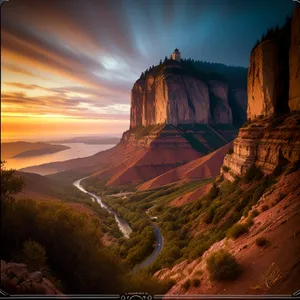 Majestic Southwest Landscape: Grand Canyon National Park