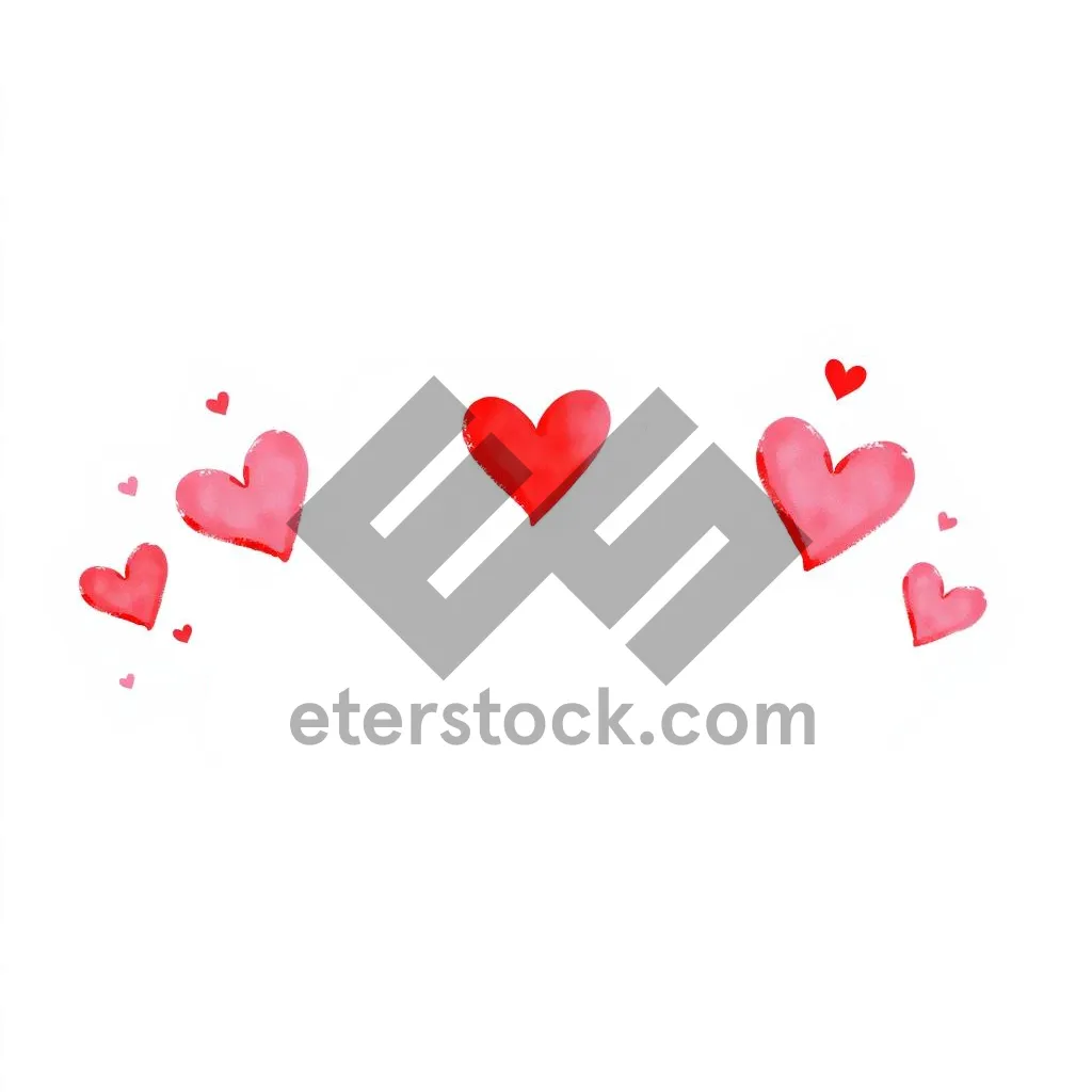 Picture of Valentine Cartoon Heart Card Design