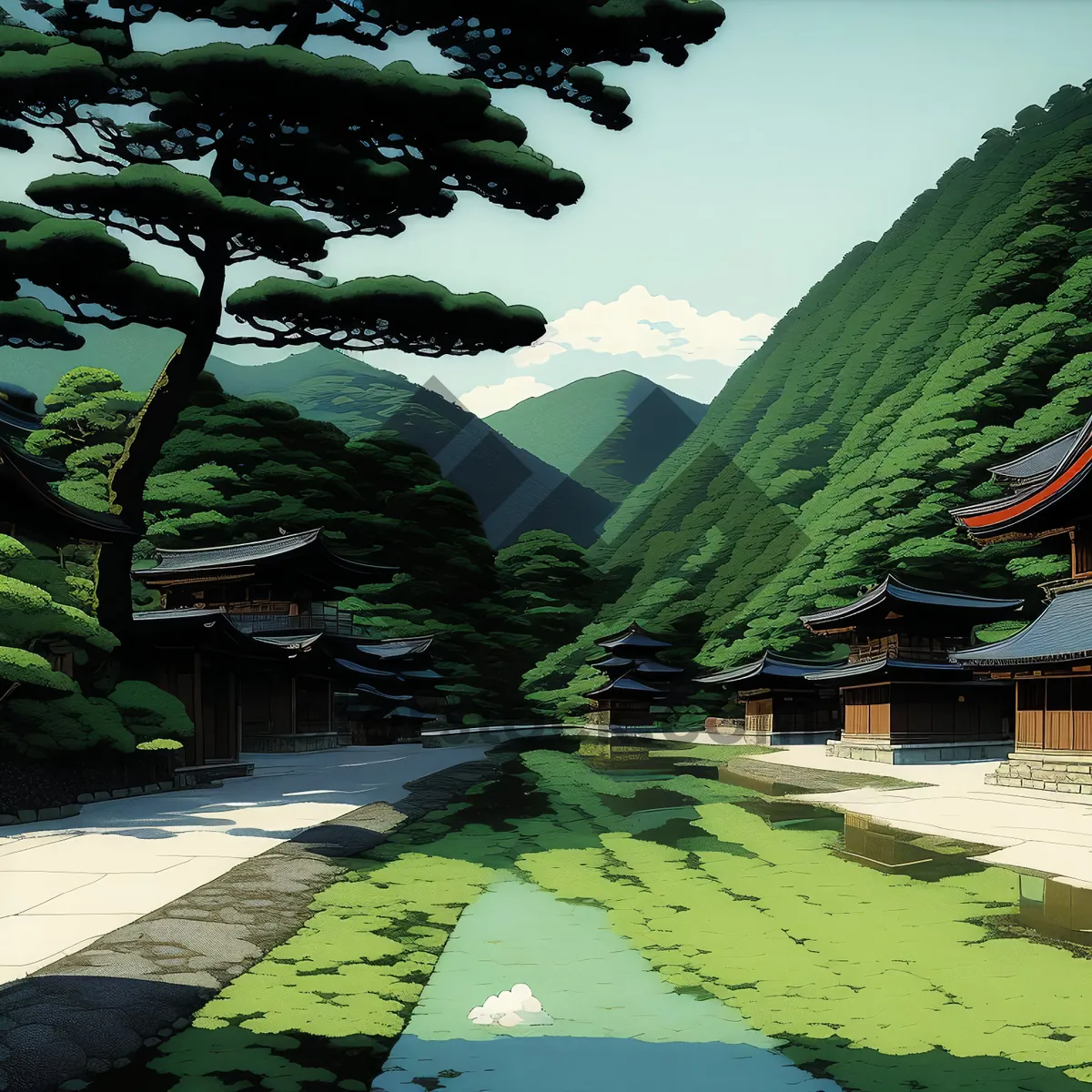Picture of Serene Mountain Escape: Resort Hotel with Scenic Views