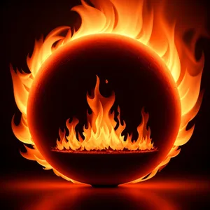 Fiery Pumpkin Blaze - Iconic Hot Design