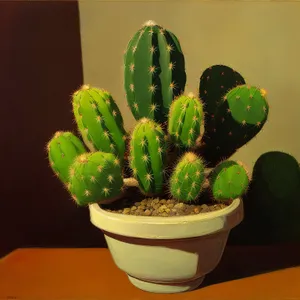 Cactus Herb Pot - Fresh Vascular Plant Flower