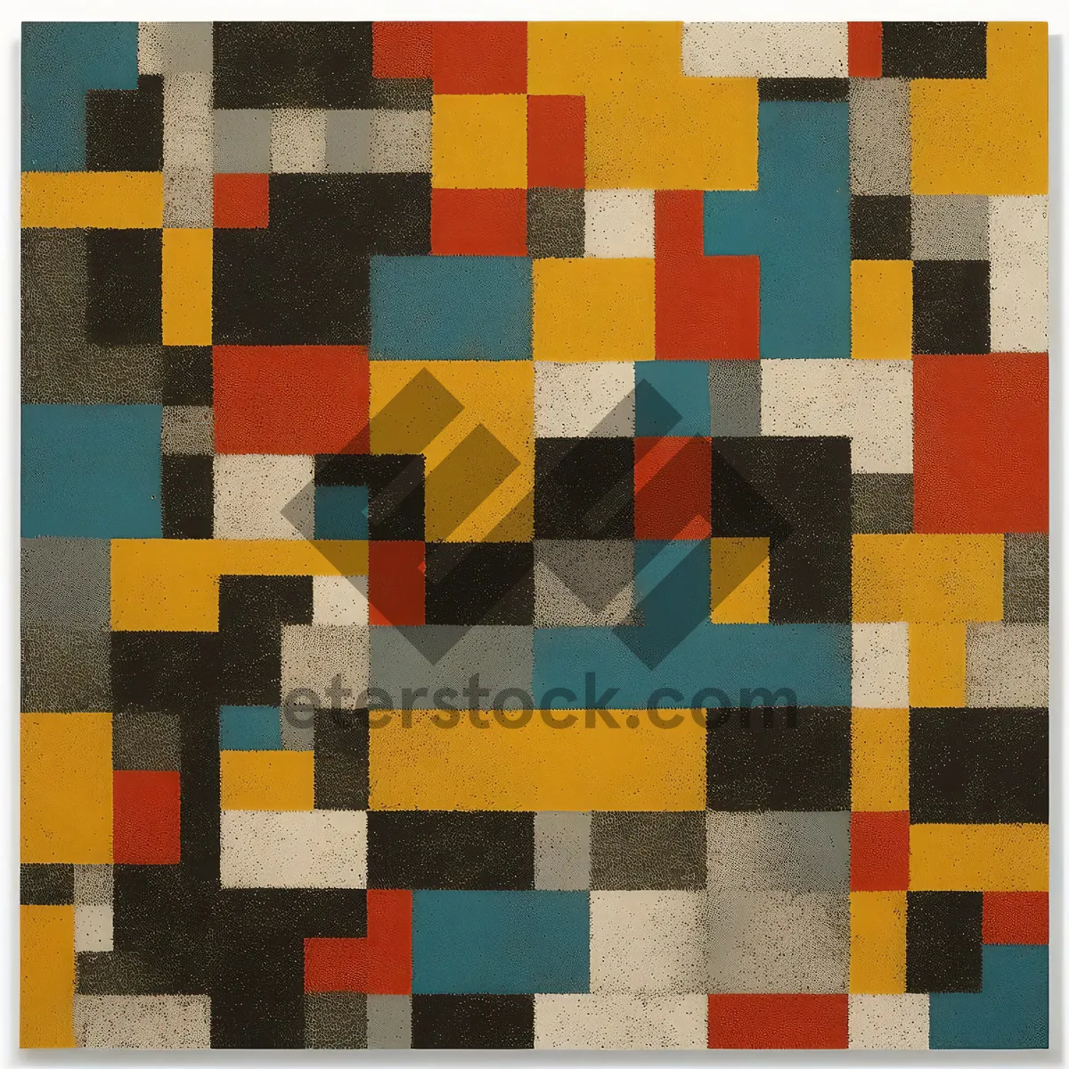 Picture of Retro Checkerboard Mosaic Tile Design