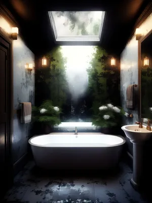 Modern Luxury Bathroom Design with Clean Tiles