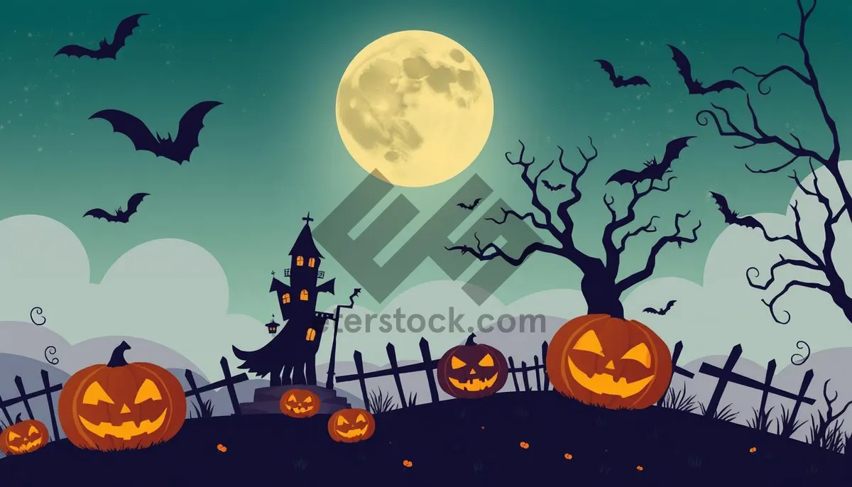 Picture of Boo-tiful Halloween Night Sky Silhouette Card