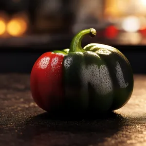 Colorful Bell Pepper Salad with Fresh Tomatoes and Vegetables