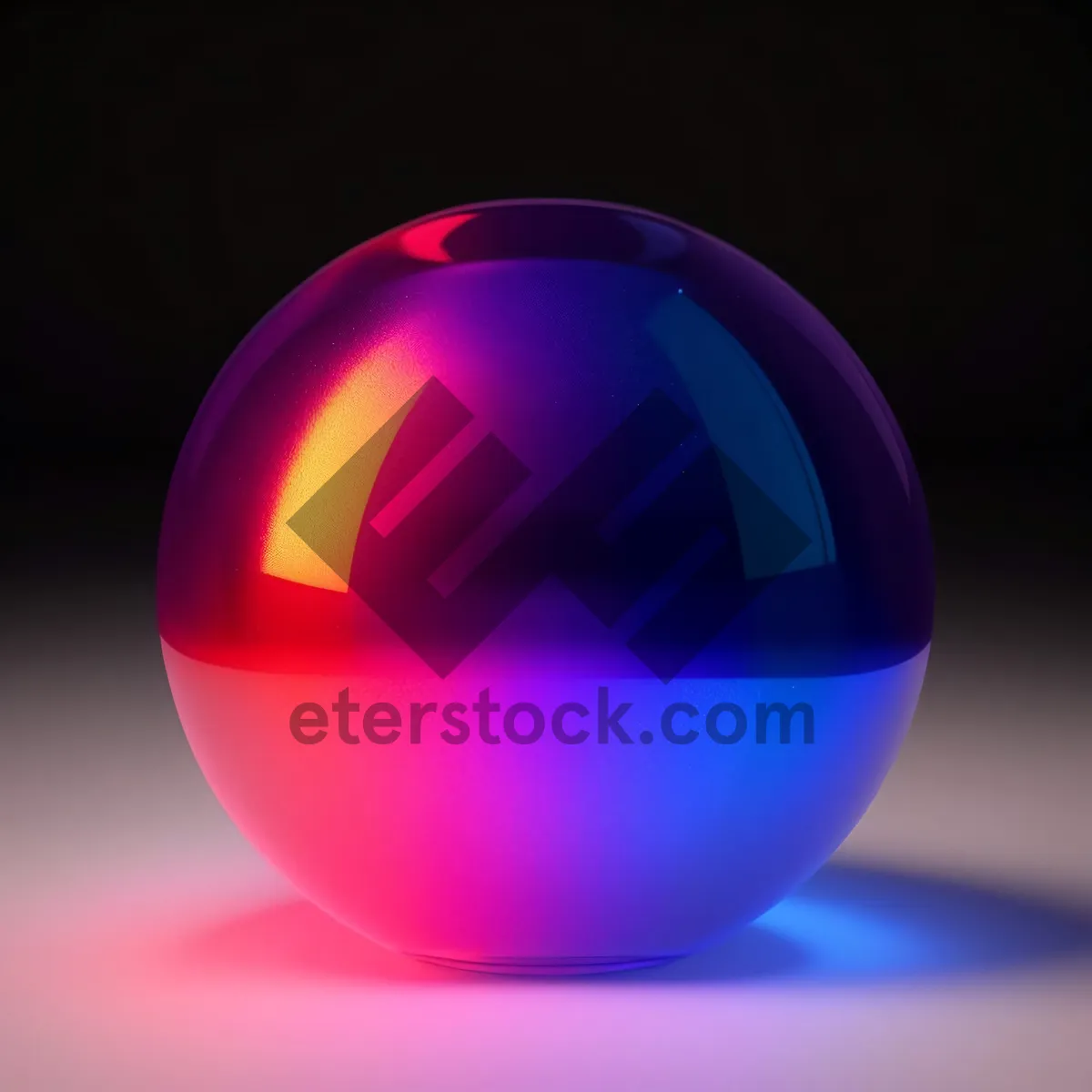 Picture of Shiny Glass Button Icon Set: Colorful 3D Sphere Collection