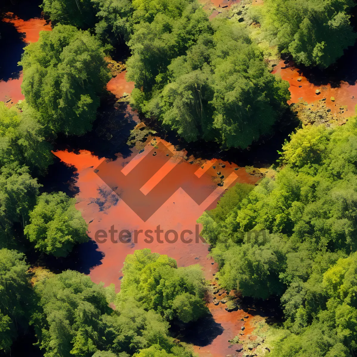 Picture of Serene Mountain Reflection on River