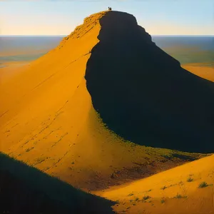 Majestic Desert Dunes - Morocco's Sun-Kissed Majesty