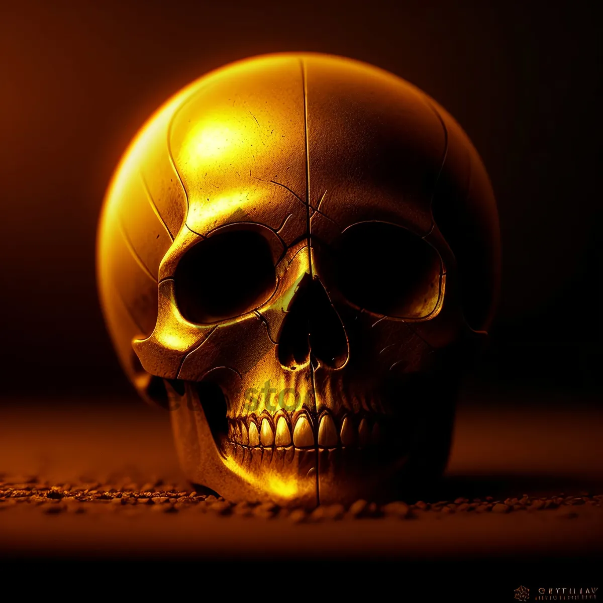 Picture of Pirate Skull: Terrifying Anatomy of Death