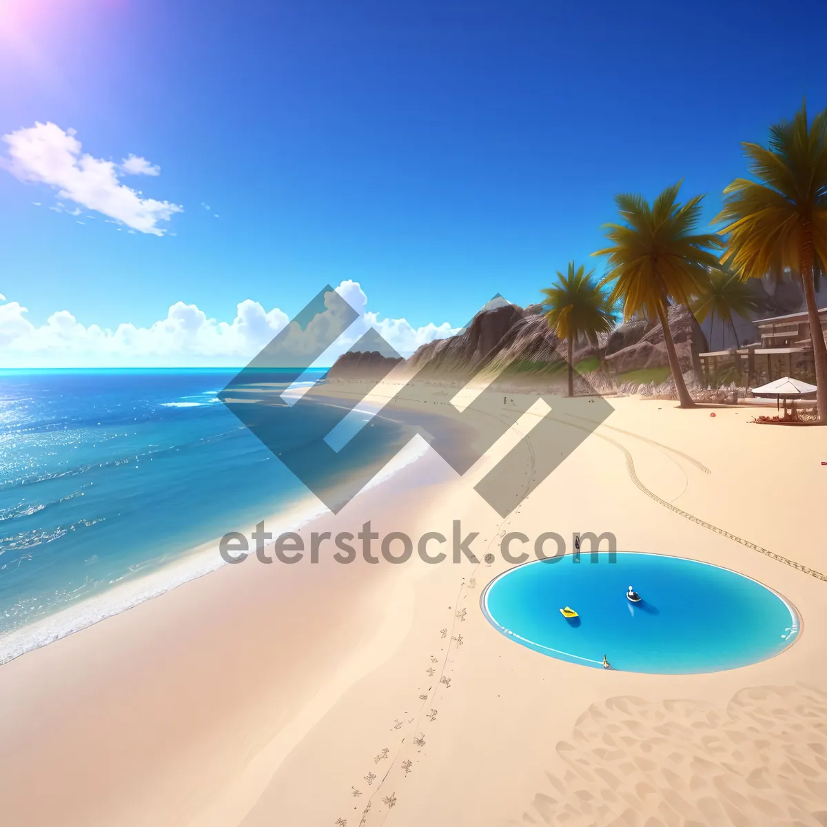 Picture of Turquoise Paradise: Beach, Sea, and Sun