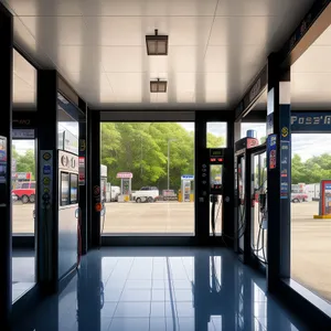 Modern Glass Sliding Door for Urban Office Space