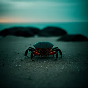 Rock Crab - Majestic Crustacean in Action