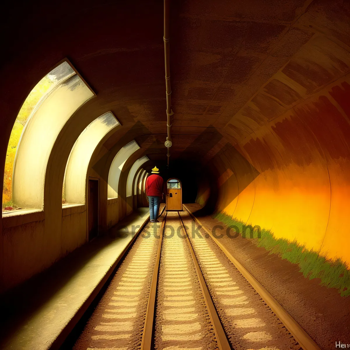 Picture of Urban Subway Tunnel: Fast Track to City Adventures