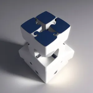 3D Gem Design Cube in Symbolic Package Box