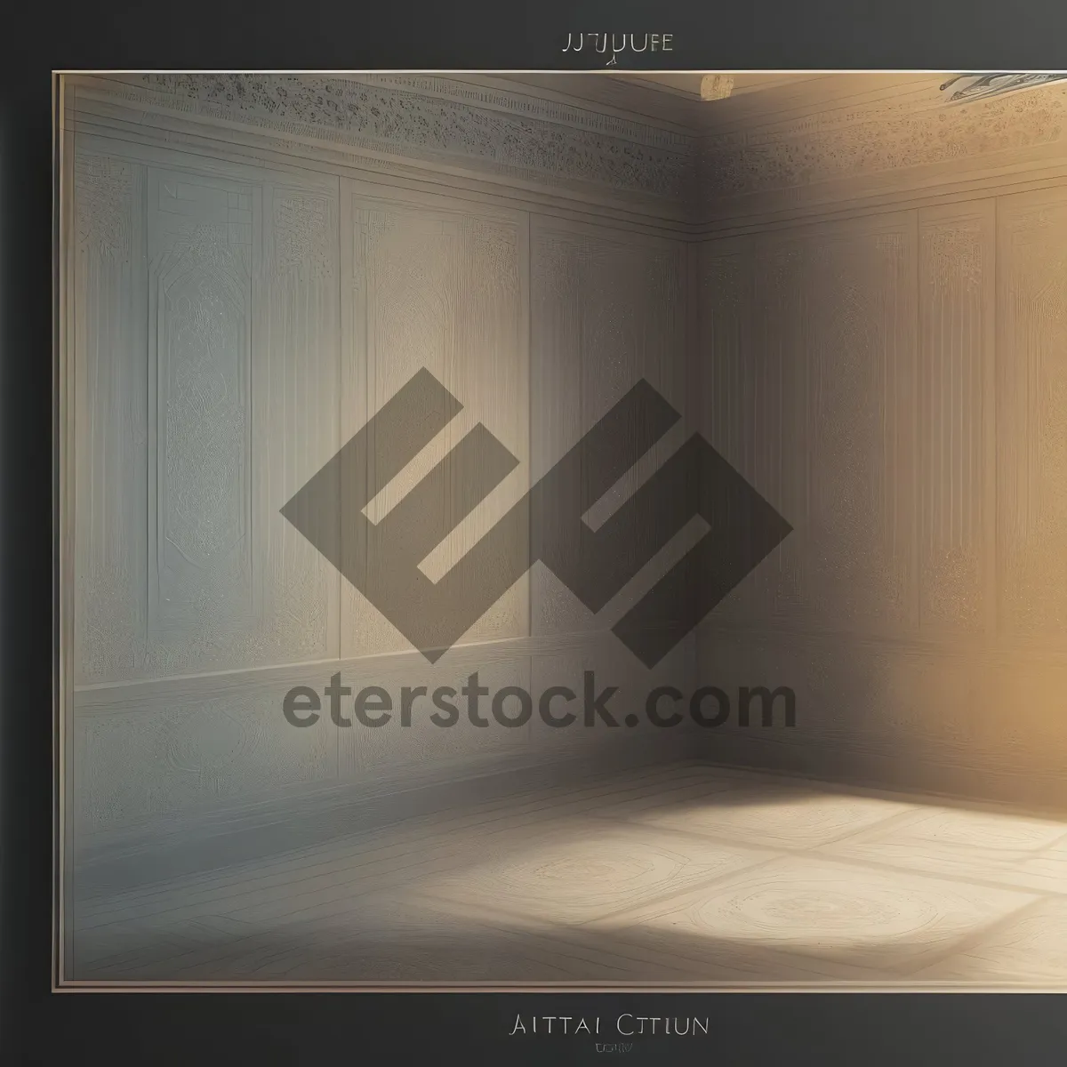 Picture of Vintage Wooden Panel Design with Empty Space