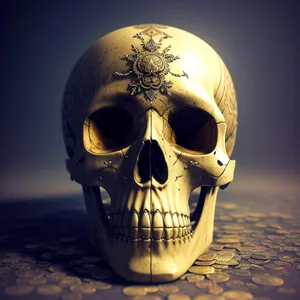 Terrifying 3D Pirate Skull